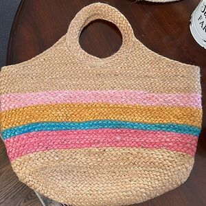 Straw bag